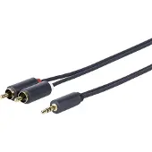 VivoLink - Promjrca7 7m 3.5mm 2 X Rca Black Audio Cable - Câbles Audio (3.5mm, Male, 2 X Rca, Male, Right, Right)