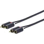 VivoLink PRORCARCA30 câble audio 30 m 2 x RCA Noir