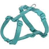 Trixie Hondentuig Premium H-Tuig Aqua Blauw - 60-87X2,5 cm (L, Chien, Général)