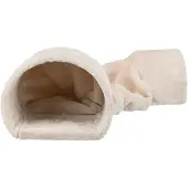 Trixie speeltunnel konijn / cavia pluche beige 80x27x21 cm