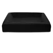 Bia Bed Royal Velvet Cover Dog Basket Black