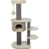 Trixie Arbre à chat Marcello, 140 cm Beige/Gris (140 cm, Beige, Gris)