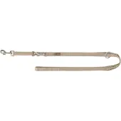 Trixie Hondenriem Premium Verstelbaar Zand Taupe - 200X1 Cm (XS, Chien, Promenade)