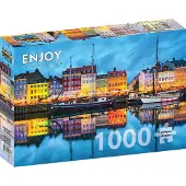 Enjoy Puzzle Puzzle 1000 pièces Enjoy – Vieux Port de Copenhague