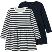 Name It Mini Robe 'NMFVivia' marine / blanc