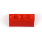 LEGO 2x4 Tuiles Rouge pour toit - 3037 NOUVEAU Quantité 25x
