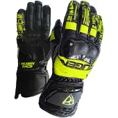 MUGENRACE Le-Vi Sport Gants Noir Jaune Néon Taille 2XL
