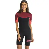 Jobe Sofia 3/2 Mm Woman Short Sleeve Back Zip Shorty Rose S Femme