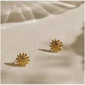 Radiant Ry000153 Earrings Doré Femme