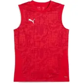 Puma Maillot 'teamCUP' rouge / blanc