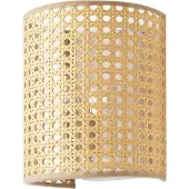 Lux.pro Applique murale 'Ascot' aspect rotin