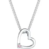 Elli Chaîne 'Herz' rose / argent