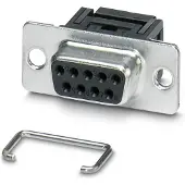 Phoenix Contact D-SUB socket shell size 1, 9way, Câble + prise électronique, Noir
