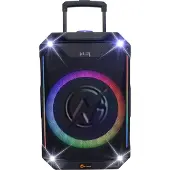 N-Gear THE FLASH 1040 - Enceinte Karaoké Bluetooth - Woofer 10 pouces - Lumière Disco - Microphone sans fil