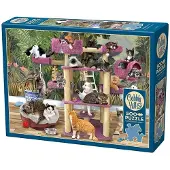 Cobble Hill Puzzle « Jungle Cats » - Puzzle de 500 pièces pour s'amuser