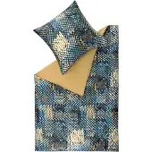 Esprit Satin Garniture de lit Paula Couleur blue Taille 135x200+80x80