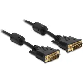 DeLOCK 83192 câble DVI 5 m DVI-D Noir