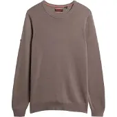 Superdry pour homme. M6110667A Sweatshirt essentiel gris (L), Casuel, Coton