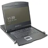 Digitus DS-72211 rack console 48.3 cm (19 ) 1366 x 768 pixels Black 1U