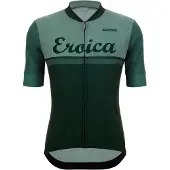 Santini Eroica Valle Short Sleeve Jersey Vert S Homme