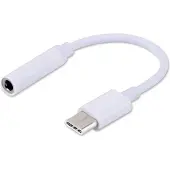 Savio Adaptateur audio USB type 3.1 C (M) - jack 3,5 mm (F) Blanc AK-35