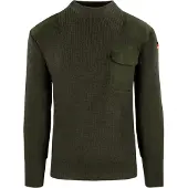 Normani Pull-over ' Barntrup ' jaune / olive / rouge / noir