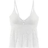 LASCANA Haut de tankini blanc