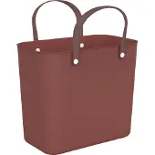 Rotho Sac cabas Multibag ALBULA 25L en plastique recyclé issu des océans, rouge