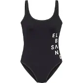 Elbsand Maillot de bain noir / blanc