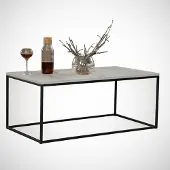 Skye Decor , Cosco - Sea Oak, table basse, chêne marin, panneaux de particules 100 % mélaminés, 95 x 55 x 43 cm