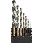 DeWalt 7pc Black N Gold Drill Bit Mix Bar (3-12mm)