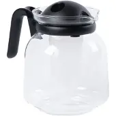 Fackelmann 2061250 Verseuse À Thé 1,5 Litres, Théière Micro-Ondable, Plastique, Verre, 11 X 15,1 X 9,6 Cm