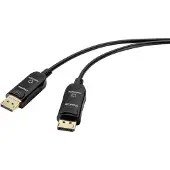 Renkforce Câble de connexion DisplayPort 15.00 m RF-4598018 DisplayPort 1.4 noir [1x DisplayPort mâle