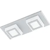 Eglo LED plafonnier Masiano Gris métallisé à 2 lumières