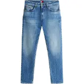 Tommy Hilfiger Jean durable pour homme : jean slim fuselé bleu à 5 poches
