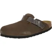 Birkenstock Mule 'Boston' gris foncé