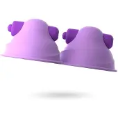 Fantasy For Her For Her paire de ventouses vibrantes pour seins - violet