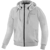 Bogotto Sweat à capuche zippé R-Ace Motorrad, gris, 4XL