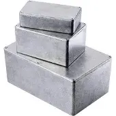 Hammond Boite En Aluminium (Boîtier), Accessoires électroniques + boîtier, Argent