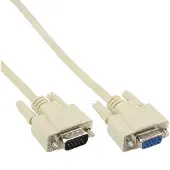 InLine VGA Verlängerung, 15pol HD St/Bu, 3m (17733)