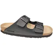 Rohde Chaussures pour hommes Grado, pantoufles, sandales, noires, pour le quotidien