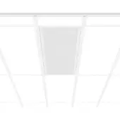 RZB ZIMMERMANN RZB Sidelite ECO, 29 W, 3 500 lm, 840, blanc, luminaires encastrés au plafond DALI, L 1 245 x l 308, 95°/93°, plastique (PMMA) prismatique 312368.002.1.76