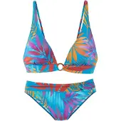 LASCANA Bikini bleu / violet clair / orange / rouge
