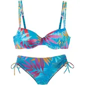 LASCANA Bikini bleu / baie / orange / rose