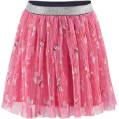 Happy girls Jupe orange foncé / rose / argent / blanc