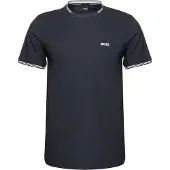 BOSS Taul 10255848 Green Short Sleeve T-shirt Bleu 2XL Homme