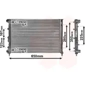 VAN WEZEL Radiateur (refroidissement du moteur)