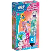 Clementoni - Créez vos tubes fluorescents - Animaux de compagnie adorables