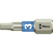 Wera Embout 1/4" DIN 3126 C6,3, six pans 3,0 x 25 mm, inox | | 4013288111227
