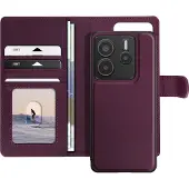 Mayaxess Étui pour Xiaomi Redmi Note 14 5G Coque Détachable Violet
